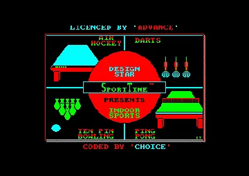 Indoor Sports (UK) (1987) screen shot title